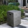 Table brasero HAMPTON - Coffre de bouteille