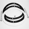 Bride, joints, vis / projecteur PL96, blanc, les 2