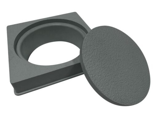 Kit Couvercle, 17x17 cm, Gris anthracite