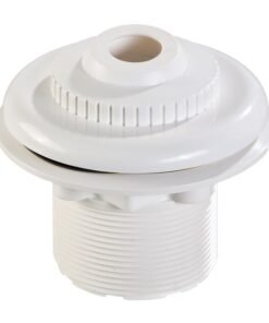 Buse de fond 3" réglable - Modèle Parker - Blanc